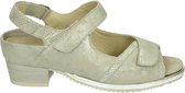 Verhulst 7354-11-49 - Volwassenen Sandalen met hakDames Sandalen - Kleur: Wit/beige - Maat: 37