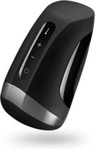 Satisfyer Men Heat Vibration - Verwarmend en Vibrerende Masturbator - Zwart