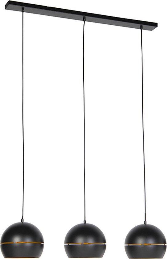 Lampadario Industriale YL AD24 P1 36GR Nero Paralume Nero E27 36cm INSPIRE | Leroy Merlin