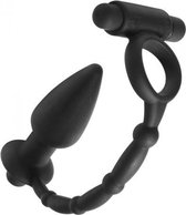 Vibrerende penisring met Buttplug