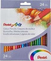 Pentel kleurpotloden - set van 24 potloden