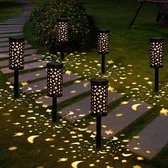 Tuinverlichting | LED Lampen | 6 Stuks | Projectors | Buitenverlichting | IP44 Waterdicht | Decoratie | Zonne-energie