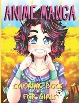 Anime Manga Coloring Book for Girls