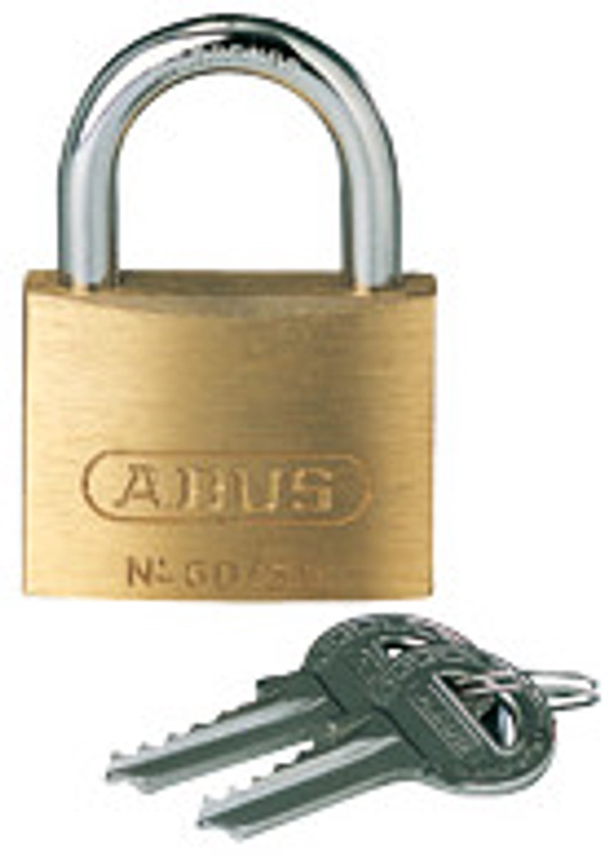 ABUS Beugelslot Messing - 1 Sleutelsysteem (2 Sleutels)
