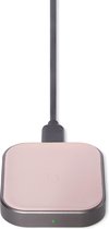 DECODED FastPad Mini Wireless Charger | Noil Leer | 5W - Silver Pink