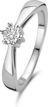 Selected Jewels Mila Dames Ring Zilver - Zilverkleurig - 19.25 mm / maat 60