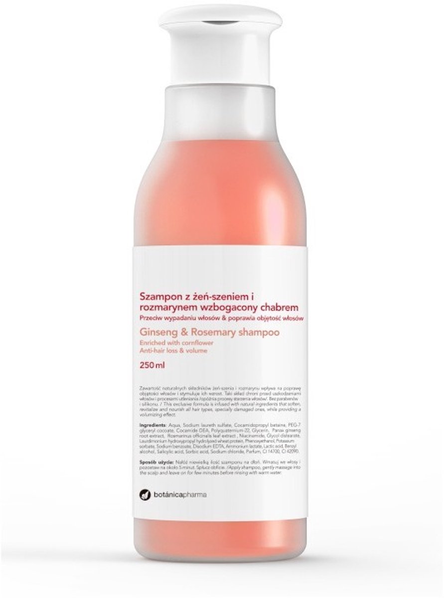 Botanicapharma - Ginseng & Rosemary Shampoo Anti-Hair Loss Ginseng & Rosemary 250Ml