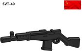 J24 - 10x Russische SVT-40 - WW2 Bouwstenen - Geschikt voor Lego compatible - Soldaten - Militair - Tank - Army - Wapens - Geweren - Brick - Tweede Wereld Oorlog - Mini-figures - L