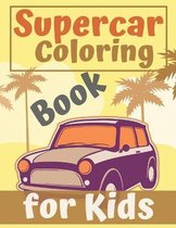 Supercar Coloring Book for Kids