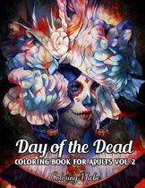 Day of the Dead Coloring Book for Adults Vol. 2