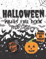 Halloween Mazes Full Book With Solutions