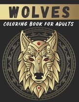 Wolves Coloring Book For Adults