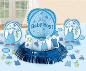 Tafeldecoratieset 23-delig - it's a boy - geboorte - blauw