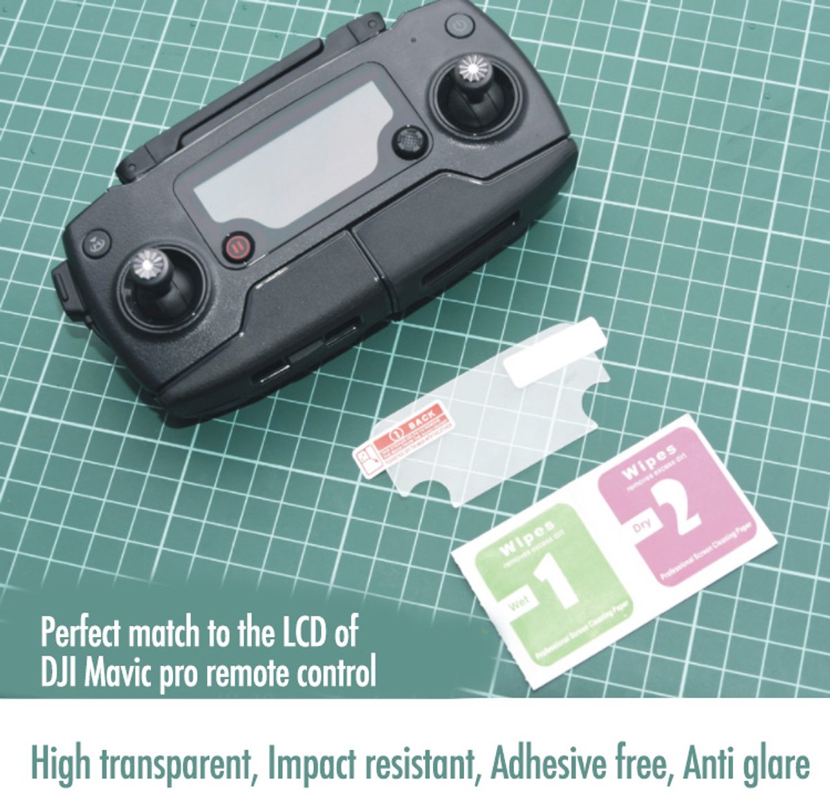 2 * Afstandsbediening LCD protector mavic 2 pro zoom