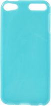 GadgetBay Blauw TPU hoesje iPod Touch 5 6 7 effen blue case