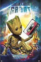 Guardians of the Galaxy poster -Marvel-superheld-Groot-cassette-61x91.5cm