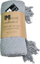 In The Mood Plaid Crixus Bio 130 x 170 cm - Div Kleuren - Lichtgrijs