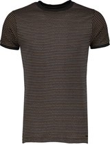 D-strezzed T-shirt - Slim Fit - Zwart - XL