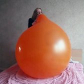 Russische 45 inch reuze ballon - Oranje - 115 cm - grote ballonnen