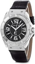 Cerruti  CRA020A222B Horloge - Leather - Black - Ø 38 mm