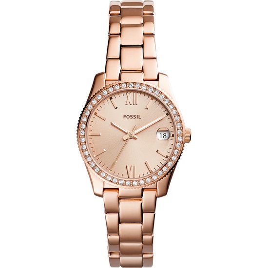 Fossil Scarlette Mini ES4318 Dameshorloge 32 mm - Zilverkleurig