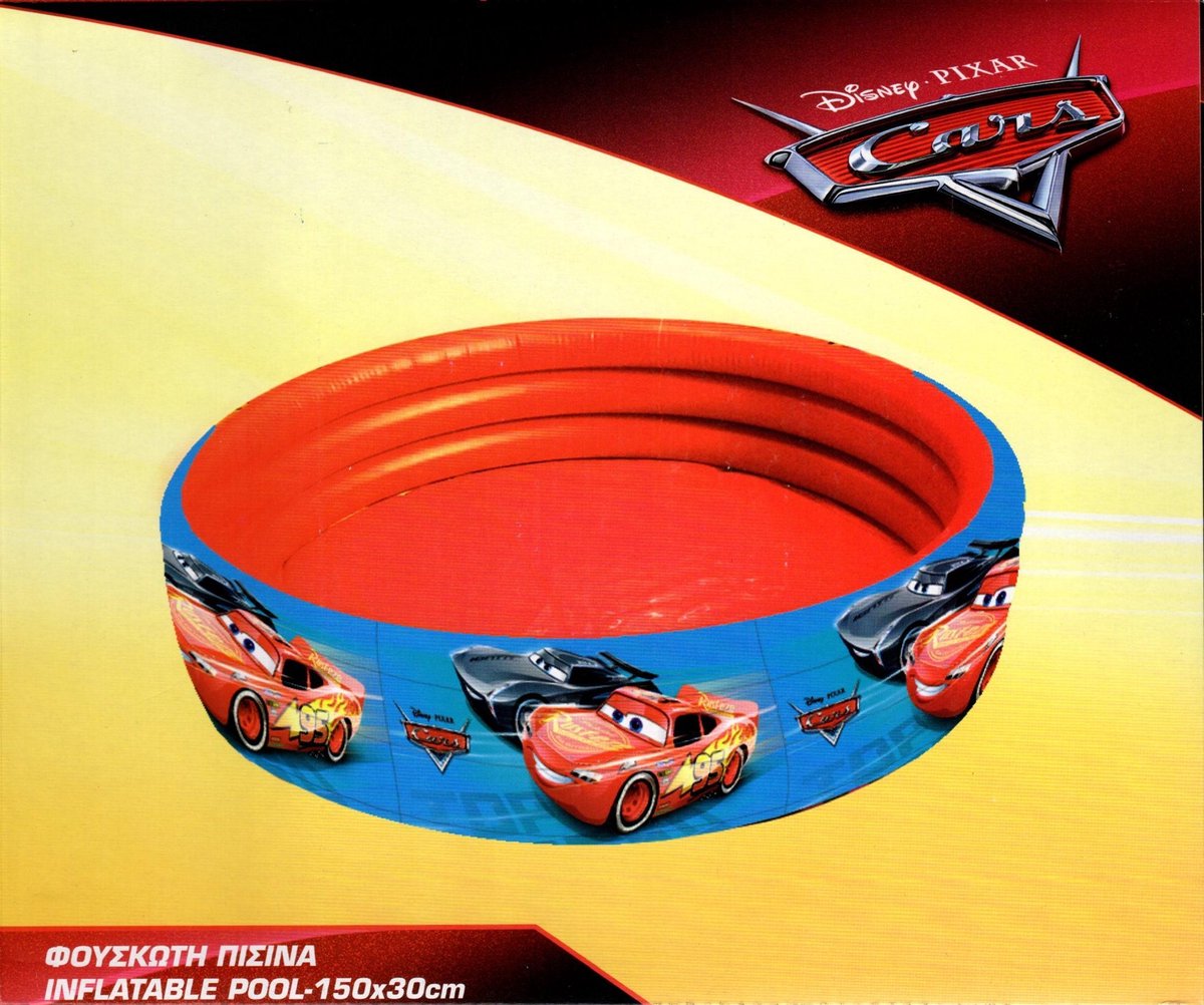 Disney Pixar Cars Opblaas Zwembad 3 rings 150x30cm 3 tot 6 jaar