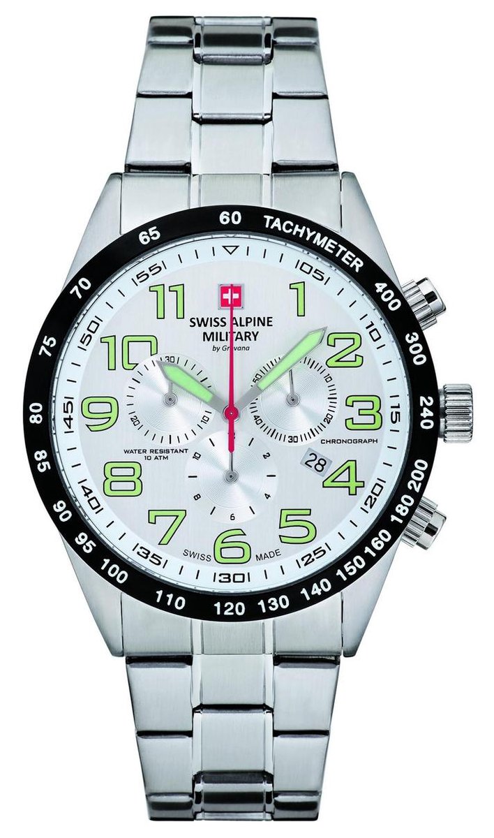 Swiss Alpine Military 7047.9132 heren horloge 46 mm