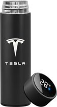 DATO® Thermofles Tesla - Digitale Display 500ML - Digitale Graden - Handig voor Onderweg - 12 uur lang gebruik - RVS