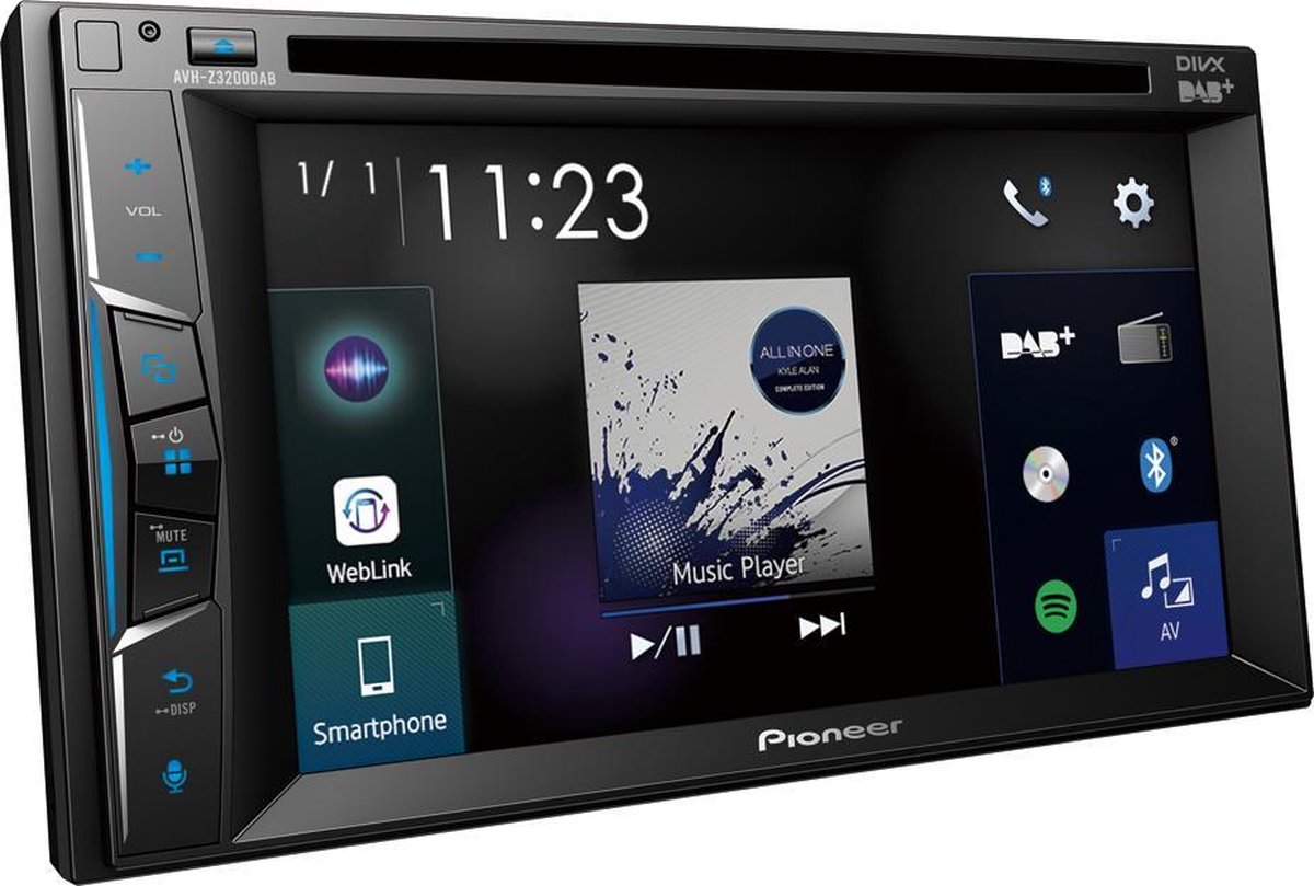 Pioneer AVH-Z3200DAB Multimedia Autoradio met o.a. CarPlay (2-DIN) — cadeau in Elektronica - foto 4