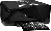 kwmobile hoes geschikt voor Canon Pixma TS5150 / 5151 / MG 2555 - Beschermhoes voor printer - Cover in wit / zwart - Don't Touch My Printer design