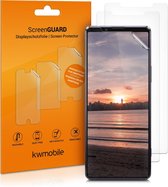 kwmobile 3x screenprotector voor Sony Xperia 1 II - beschermende folie voor smartphone