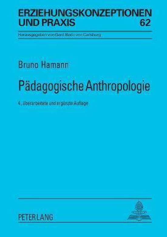 Pädagogische Anthropologie - cover