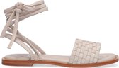 Shabbies Amsterdam Dames Sandalen - Wit - Maat 39