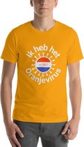 EK 2021 T-Shirt - Ik Heb Het Oranjevirus - Oranje - Nederland - Voetbal - Mannen -  EK Shirt - Maat L