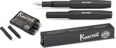 Kaweco Vulpen Sport Skyline BLACK (MEDIUM) met extra doosje vullingen