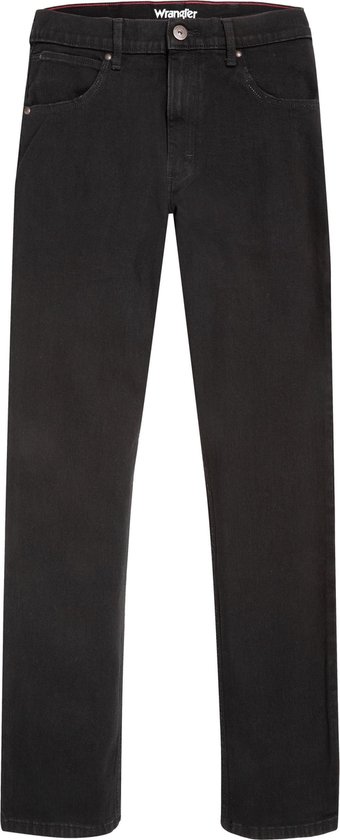 Wrangler STRAIGHT BLACK RINSE JEANS pour homme taille 44 X 32