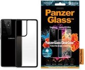 PanzerGlass ClearCase AntiBacterial Samsung Galaxy S21 Ultra hoesje - Zwart