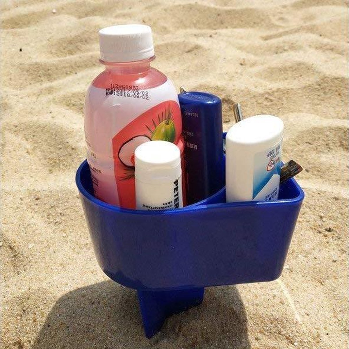 Bekerhouder - Rood - 2 stuks - Strand - Camping - Vakantie