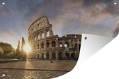 Muurdecoratie Rome - Colosseum - Italië - 180x120 cm - Tuinposter - Tuindoek - Buitenposter