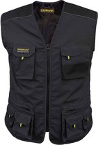 STØRVIK Pilar Gereedschapsvest - Werkvest - Toolvest - Zomer Werk Bodywarmer - Maat S - Zwart