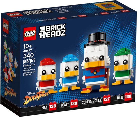 LEGO BrickHeadz™ Dagobert Duck, Kwik, Kwek en Kwak - 40477 cadeau geven