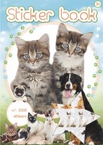 CULORE - Stickerboek - Huisdieren - Katten/Honden - Poezen - Kittens - 1000+ stickers