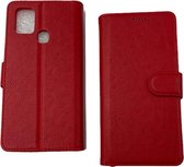 ZKl Telecom Telefoonhoesje - Book Case - Geschikt Voor Samsung Galaxy A21s - Rood