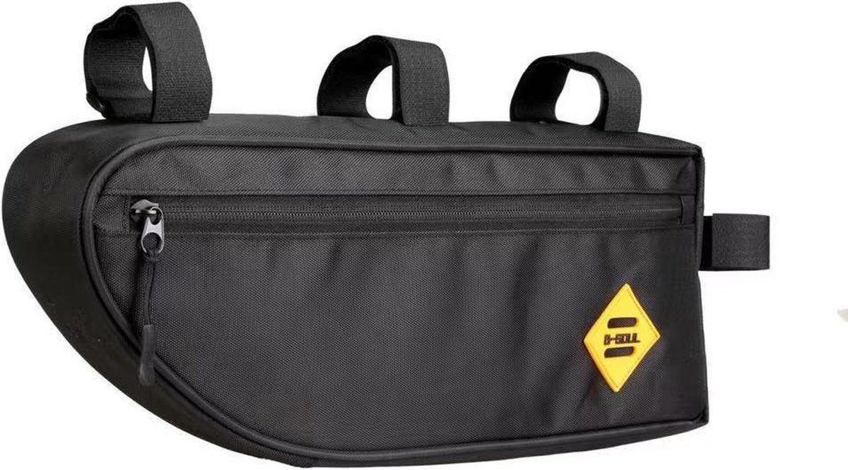B-soul - Frame tas voor MTB Fiets - Zwart - Waterdicht - Grote capaciteit - Fietstas - Voor Wielrennen , Mountainbike , Racefiets , Omafiets , Opafiets en andere Fietsen - Regenbestendig - Waterbestendig