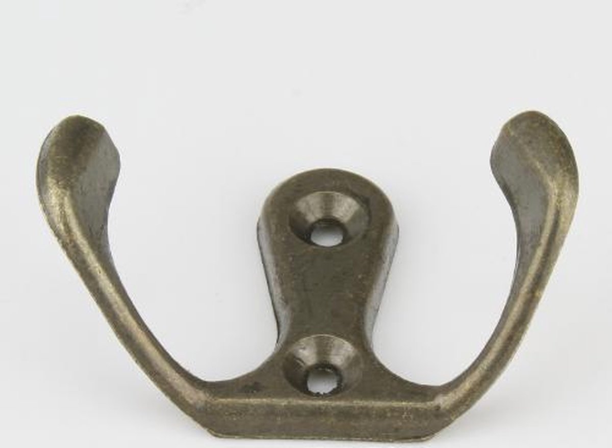 Handdoekhaakjes brons Inclusief Schroeven - Wandhaak - Kapstok haken - Jashaak - Ophanghaken voor jas