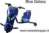 Elektrische drift trike karts met vering en LED verlichting - drie racestanden – BLUE GALAXY