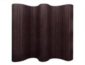 Kamerscherm - Donkerbruin - 5 Panelen - Privacy - Bamboe - Kamer - Slaapkamer - Scherm - Nieuwste Collectie