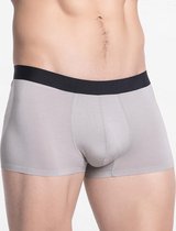 Heren boxershort korte pijpjes trunk MicroModal naadloos hurricane grijs