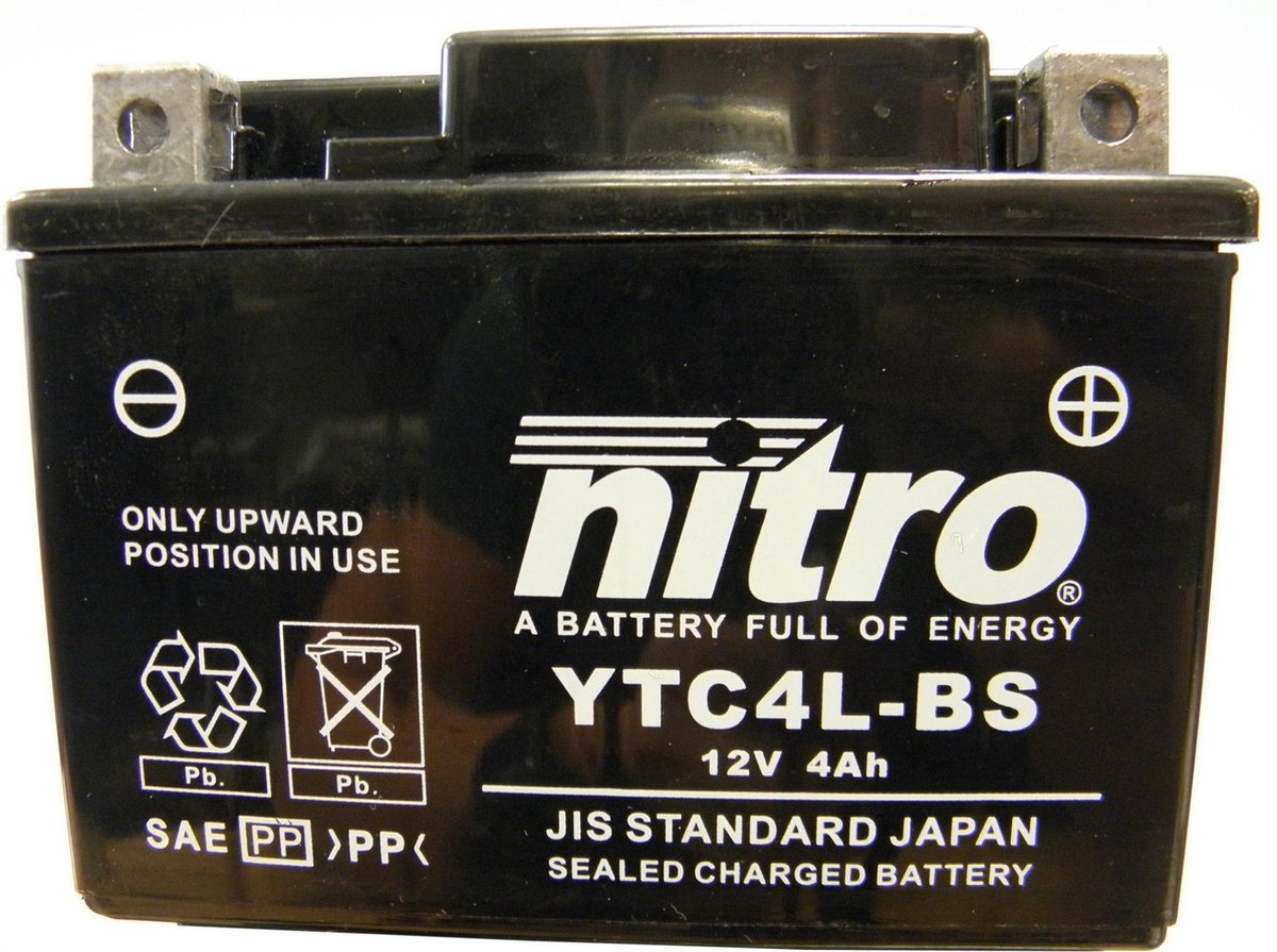 Baujahr 1997 80 Km/h Batterie Nitro YTC4L-BS GEL für KTM 125 LC2 Maße: 113x70x85 12V/4AH
