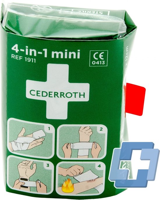 CEDERROTH Bandage hémostatique 4-en-1, mini | bol.com